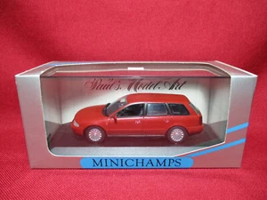 1/43 Scale Audi A4 Avant 1995 Station Wagon Met Red Minichamps Diecast Model Car - Picture 1 of 3
