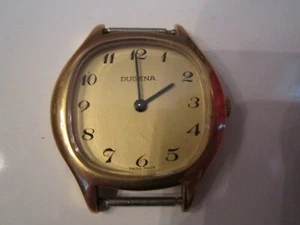VINTAGE DUGENA WATCH WIND UP - EDELSTAHLBODEN - BBA-23 - Picture 1 of 4