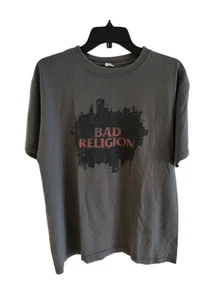 Bad Religion New Maps of Hell Summer Tour 2000's VTG T-Shirt Medium Punk Anvil - Picture 1 of 7