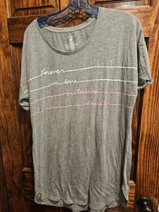 Victoria's Secret Medium Shirt Gown Gray - Picture 1 of 3