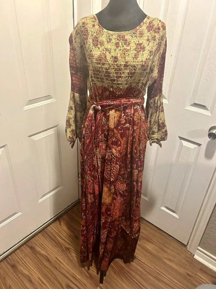 Vintage Floral Smocked Neiman Marcus Cottagecore Dress - Image 1 of 3