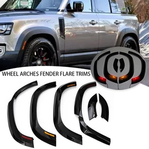 Wheel Fender Trim Kit Widening Fender with lights ABS For 2020-24 Defender 110 - Picture 1 of 9