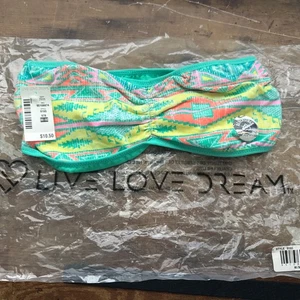 NWT Womens Liv Love Swim Suit Top Navy Marine Size M - Picture 1 of 7