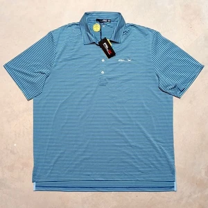 *LESEN* NEU Ralph Lauren RLX Performance Wicking Stretch Golf Polo - Gr. XXL - Bild 1 von 10