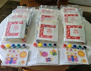 9 Pack Bird House Kit, DIY Birdhouse Kits, Wooden Crafts Arts for Children - Picture 1 of 7