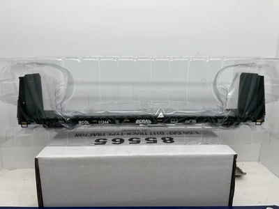 ATLAS O SCALE 2-RAIL BC RAIL 11244 Bulkhead flat car flat at  - Image 1 of 3