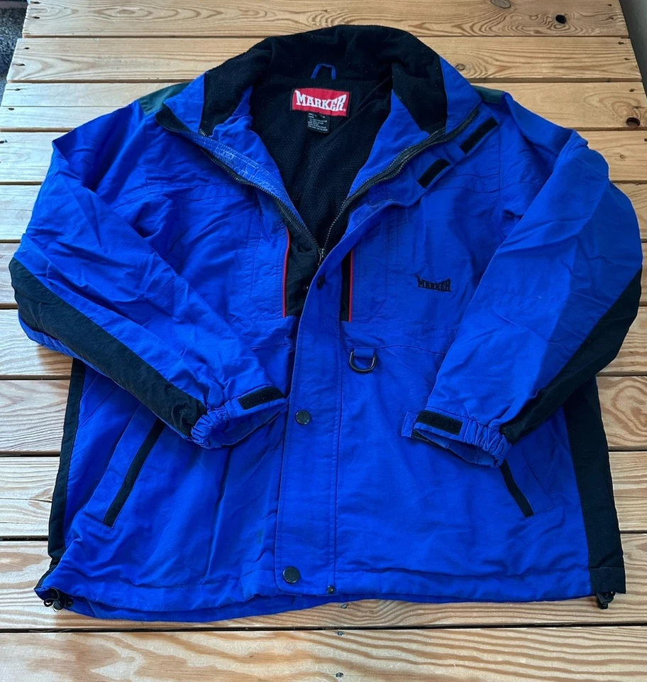 Marker Men’s Full zip winter coat Size XL Blue Rtr - Image 1 of 4