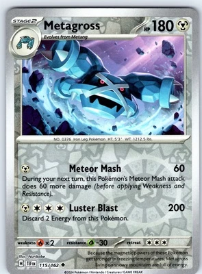 Metagross - Uncommon from SV05: Temporal Forces 115/162 LP - Image 1 of 2