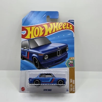 Nuevo Hot Wheels 2025 Estuche N 70s Vs 90s 5/10 BMW 2002 Azul Foto 1 de 2