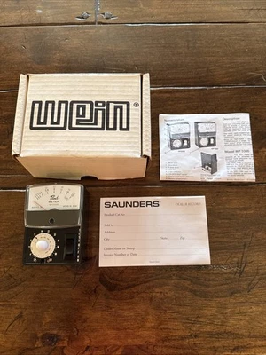 Medidor de luz flash vintage Honeywell Wein WP1000 Deluxe nuevo con caja, manual, garantía Foto 1 de 4