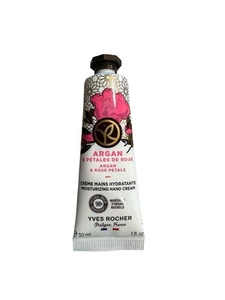 Crema de manos hidratante con pétalos de argán y rosa Yves Rocher 1 fl. oz. Tubo Exp 2027 - Imagen 1 de 3