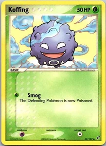 Koffing Common Deoxys 62/107 quasi nuovo-MP - Foto 1 di 2