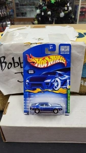NIB 2000 OLDS 442 BLUE HOT WHEELS TREASURE HUNT 1/64 T-HUNT HW TOY CAR #9/12 - Bild 1 von 4