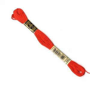 DMC Stranded Cotton Dark Coral Yarn Number 349 for Embroidery Crafts - Picture 1 of 2