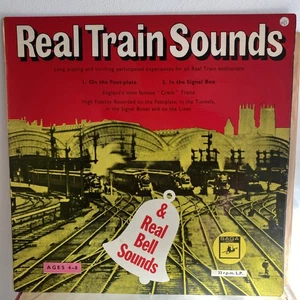 Real Train Sounds/ Real Bell Sounds Soc 1049 Vinyl Record Lp - Picture 1 of 5