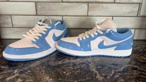 Nike Air Jordans 1 Low SE Para hombres Talla US 10.5 Blanco Leyenda Azul FZ2138-114 Usado - Imagen 1 de 15