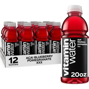 vitaminwater XXX Açai Blueberry Pomegranate Nutrient 20 fl oz (Pack of 12)  - Picture 1 of 6