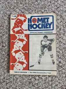Ft Wayne KOMET HOCKEY PROGRAM 1980-1981 - Bild 1 von 5