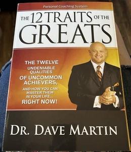 The 12 Traits of the Greats by Dr. Dave Martin. Book,12 Audio/Video Workbook - Imagen 1 de 2