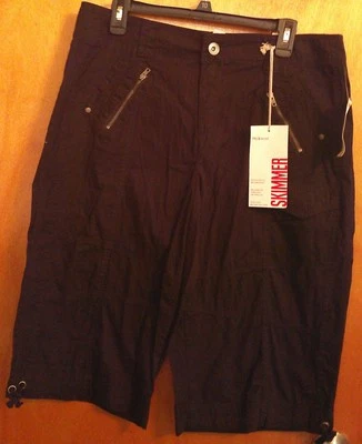 NWT Style & Co Black Skimmer Shorts – Size 12 – Relaxed Fit – Below the Knee - Image 1 of 4