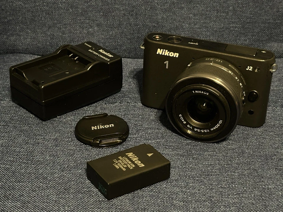 Nikon 1 J2 W/10-30mm Lens Kit - Black - Image 1 of 4