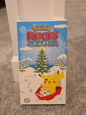 Vtg 1999 Pokemon Pikachu's Winter Vacation (VHS) With Sleeve Nintendo - Image 1 of 4