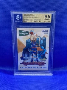 KRISTAPS PORZINGIS 2016-17 Panini Studio From Downtown BGS 9.5 - Picture 1 of 2