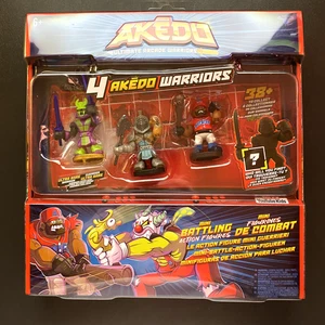 Akedo Ultimate Arcade Warriors Twinfang, Slam Granderson, Aximus & MYSTERY *Rare - Picture 1 of 4