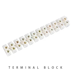 Wire Connector 12P Nylon Terminal Block 5-100A with Fixed Screw Mounting X3-1012 - Picture 1 of 19