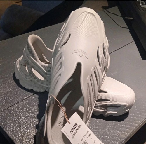 Ballerine Adidas Originals Sprnva con tacco grosso in grigio taglia 6 UK *prezzo consigliato £ 65!