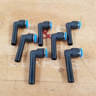 Conector L push-in Festo QSL-10HL, 10 mm empujar para conectar 90° con funda push-in 10 mm Foto 1 de 4