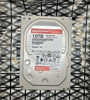 WD Red Pro 10TB 7200 RPM SATA 6Gb/s 3.5in NAS HDD WD102KFBX - Image 1 of 3