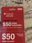 MACYS Wine Shop $50 Off Voucher Coupon Code