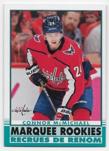 20/21 O-PEE-CHEE UPDATE MARQUEE ROOKIES RETRO BLANK BACK Connor McMichael #622