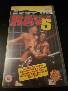 WWF BEST OF RAW 5 - SILVER VISION -  VHS -  - WCW/ECW/WWE  - Imagen 1 de 4