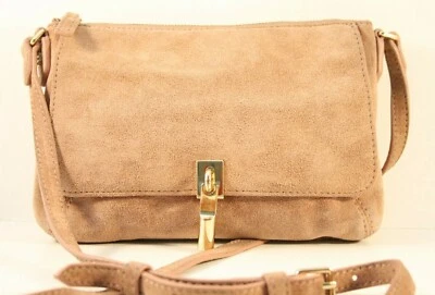 Сумочка через плечо Elisabeth & James бежевая замшевая мини - Изображение 1 из 4