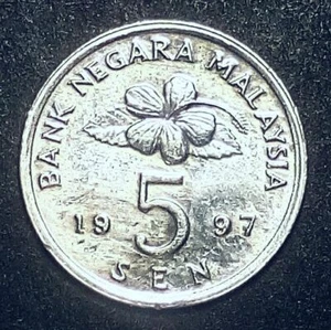Malaysia 5 sen 1997 KM# 50 aUNC - Picture 1 of 3