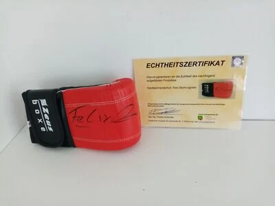 Sandsackhandschuh Felix Sturm signiert Autogramm Unterschrift Boxen Neu COA - Bild 1 von 4