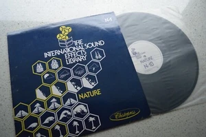 THE INTERNATIONAL SOUND EFFECTS LIBRARY NATURE RARE LP! FIRE AVALANCHE RAIN - Picture 1 of 2