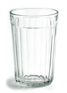 Faceted Drinking Glass Russia Water Glass Clear USSR Style Hot and Cold Drinks - Picture 1 of 2