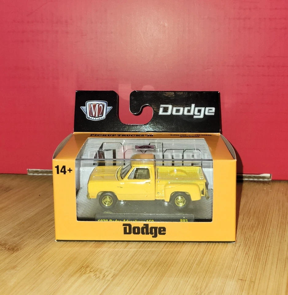 M2 Machines CHASE 1978 Dodge Adventurer 150 Stepside Pickup 1:64  - Image 1 of 2