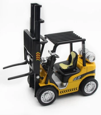 Forklift Truck Toy Construction Vehicle 1/24 Diecast Fork Truck Model Toys Gifts - Image 1 of 4