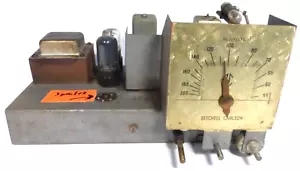 vintage SETCHELL CARLSON 588 DA TAVOLO: CASSA non testata con TUTTI E 5 I TUBI - Foto 1 di 7