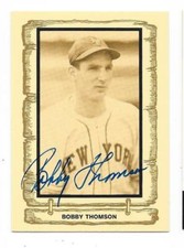 BOBBY THOMSON 1983 CRAMER AUTOGRAPHED SIGNED # 115 NEW YORK GIANTS DECEASED
