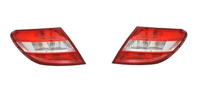 Par de luces traseras izquierda+derecha para Mercedes-Benz C300 C350 2008-2011 sin iluminación curva Foto 1 de 3