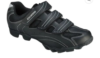 全新 Exustar E-SM813 无夹骑行凉鞋 露趾 男式 6.5 39 零售 $122 — 第 1/4 张图片