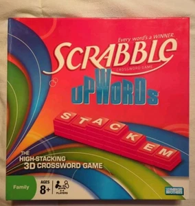 Upwords Word 3D Crossword Game Parker Brothers 2008 Letters - Picture 1 of 2