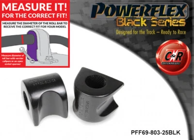 Powerflex Black Front Arb Buchsen 25mm Für Scion FR-S Track & Race - Bild 1 von 4
