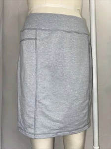 Athleta gray pencil skirt stretchy tailored S knee length Great Flatter Bottom - Picture 1 of 6