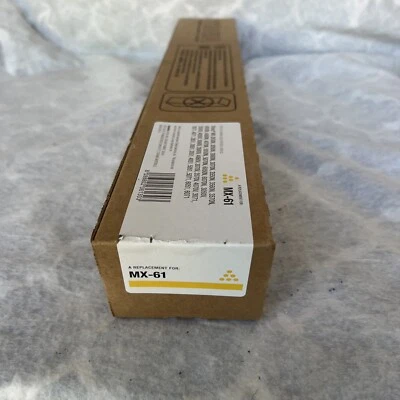 Sharp MX-61 YELLOW TONER Replacement, Made In Usa 🇺🇸 - Image 1 of 4